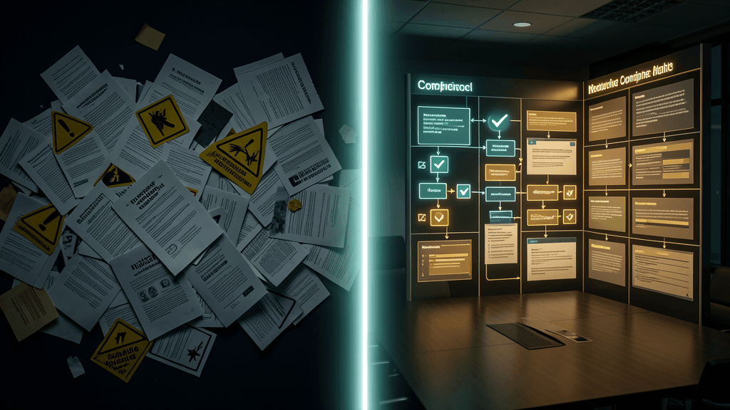 The cost of compliance design versus the cost of non-compliance — a visual comparison